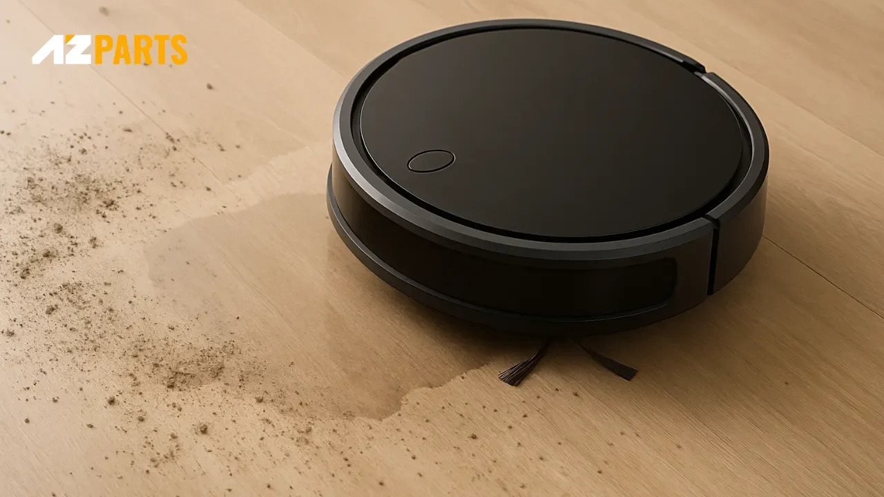 Smart object recognition allows the robot to distinguish between dirt and common household