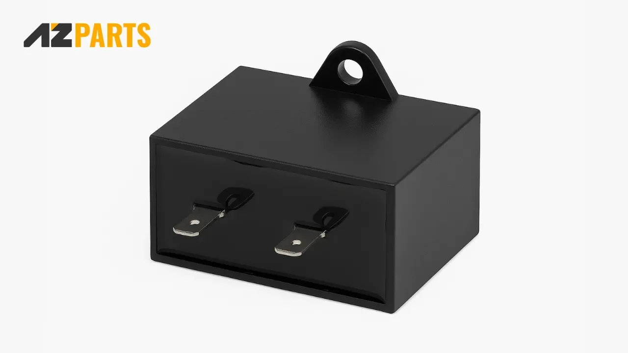 AZParts offers compatible start relays and capacitors for most refrigerator compressors