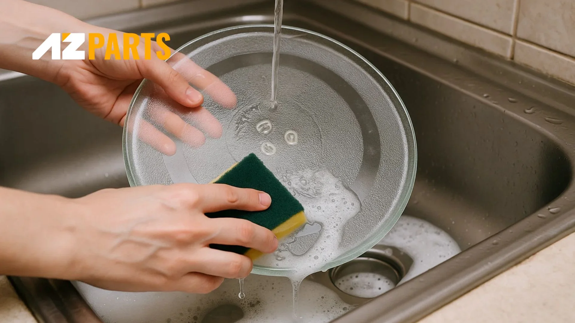 Clean the Microwave Turntable