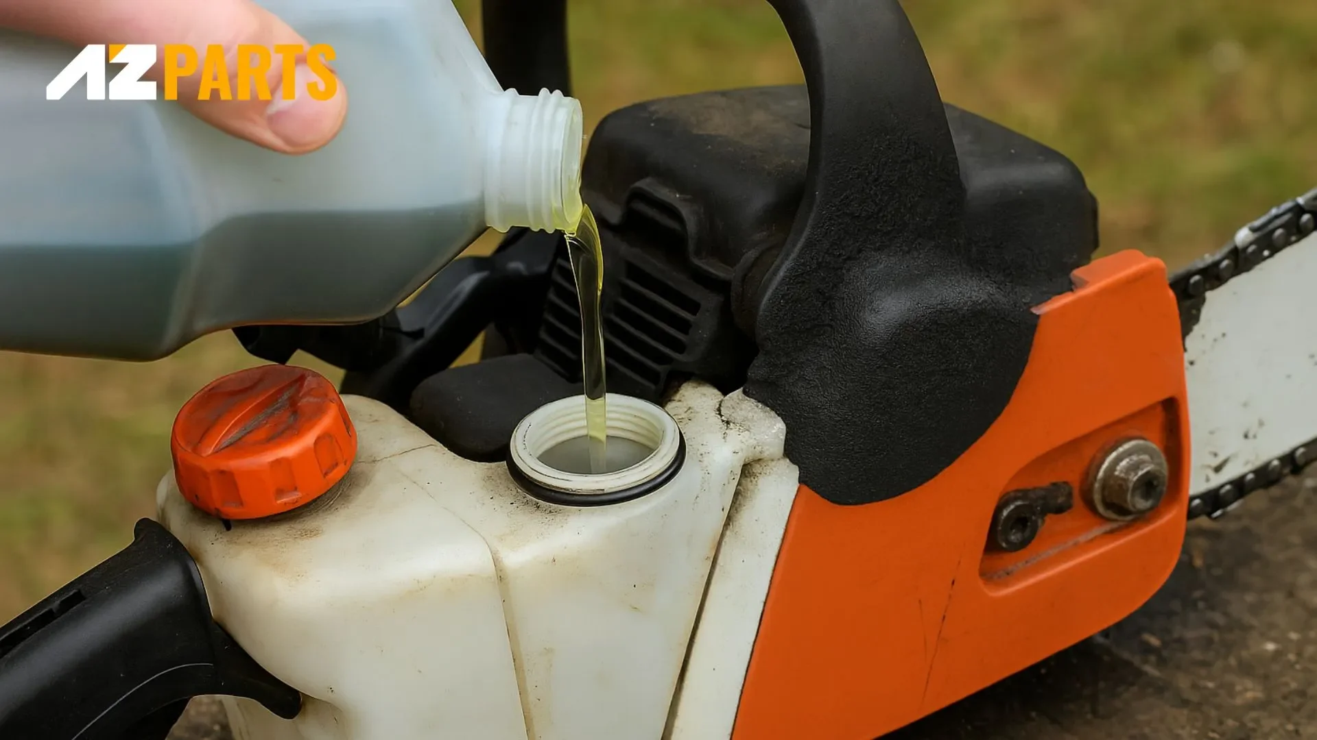 Proper Fueling to Prevent Chainsaw Smoke and Deposits