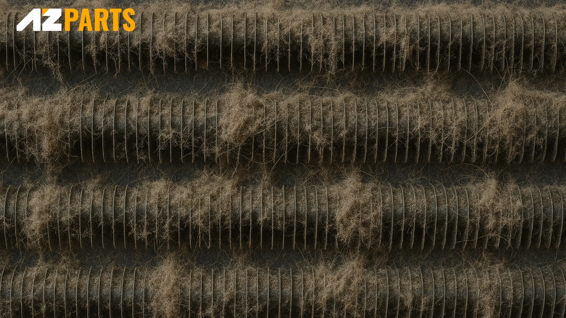 Heavy dust and pet hair accumulation on refrigerator condenser coils