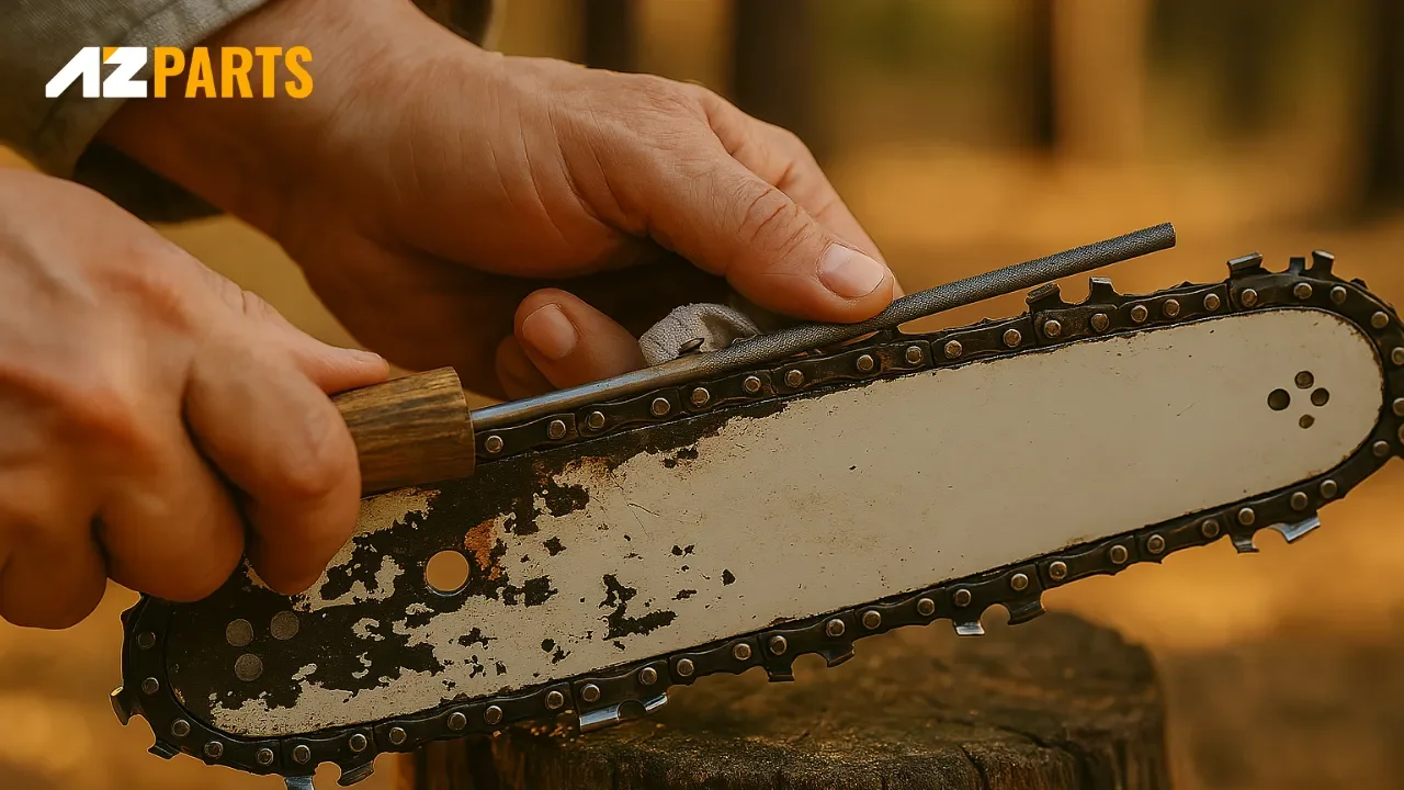 Keeping the cutting teeth sharp is essential for both performance and safety