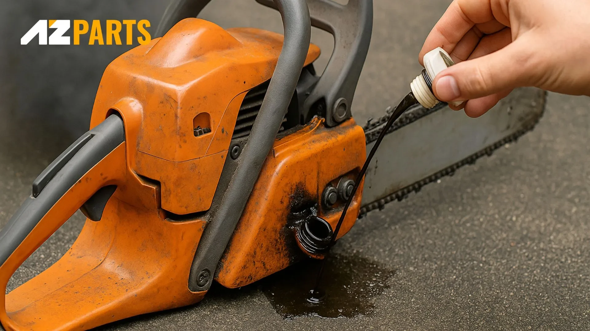 Oil Misuse Causing Smoke and Malfunction in Chainsaw
