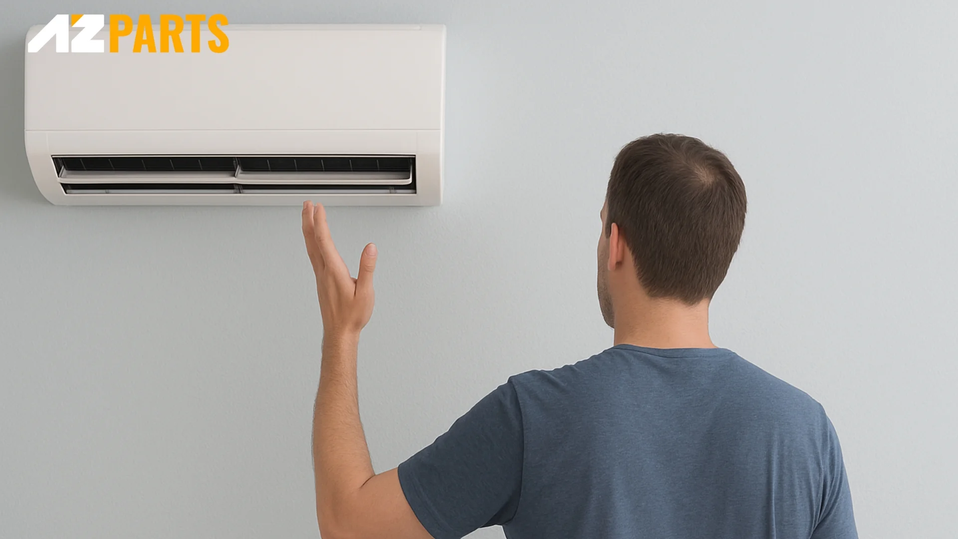 The air conditioner is running, but it is not blowing cold air as expected