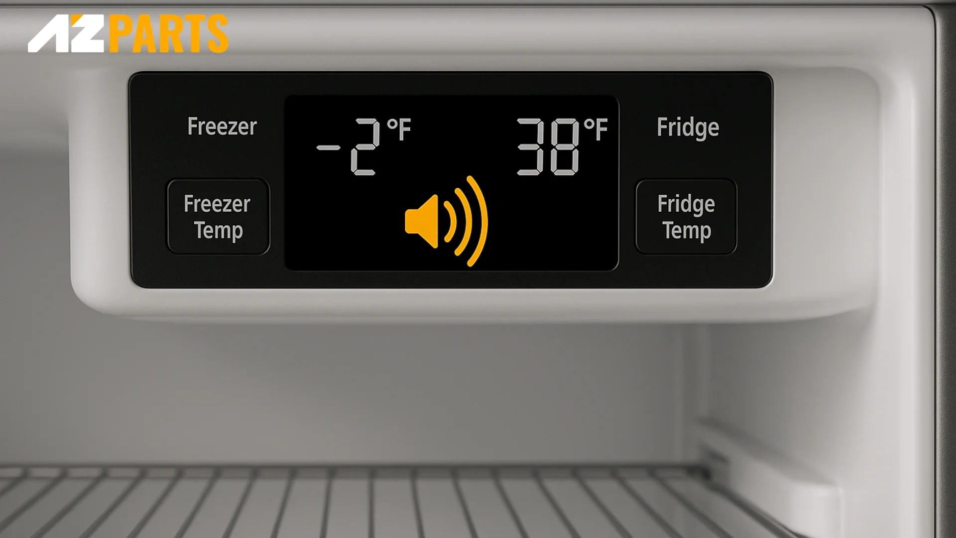 The fridge’s temperature is set too warm