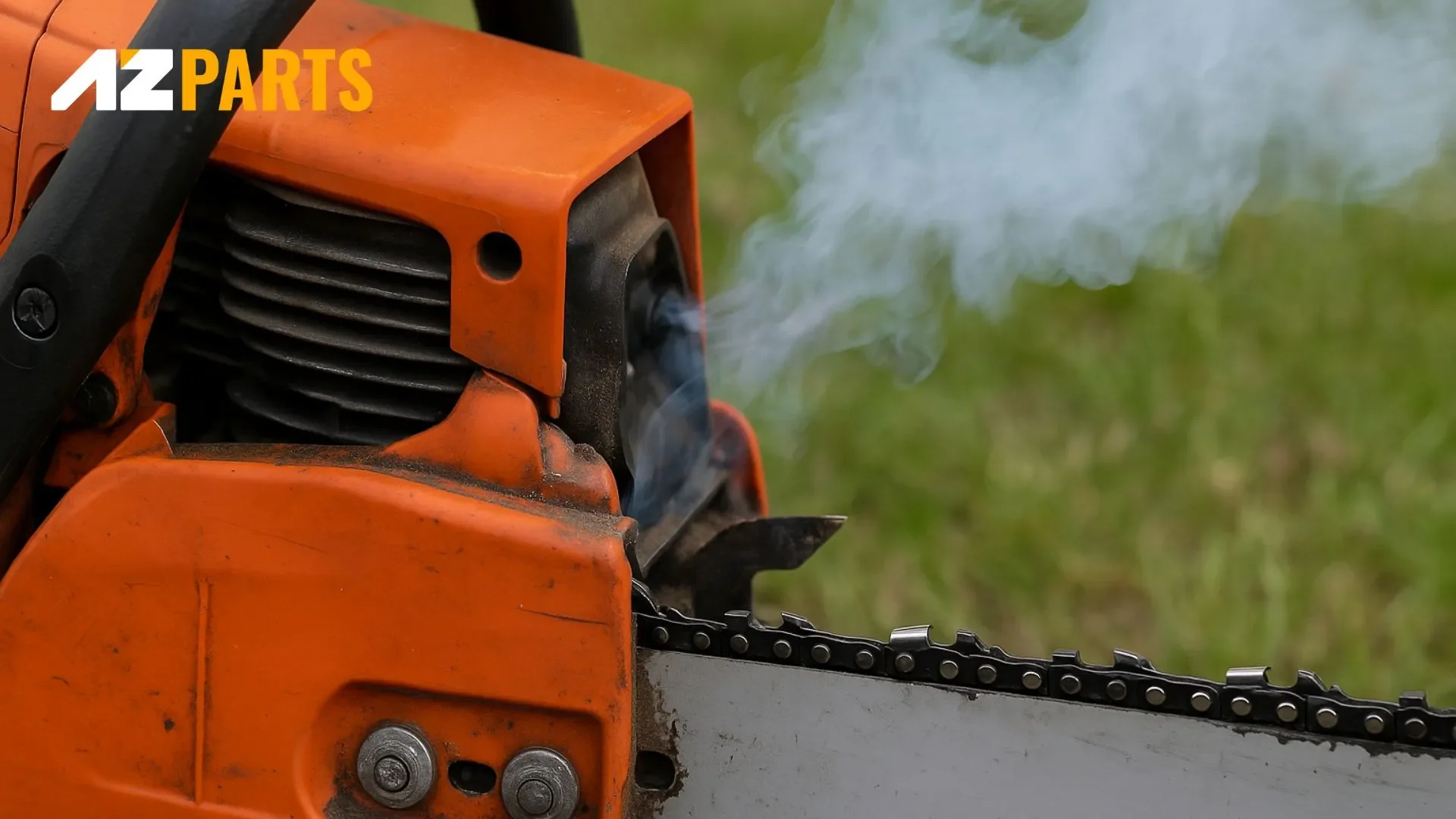 Oil Leakage in Chainsaw Engine Leading to Combustion Smoke
