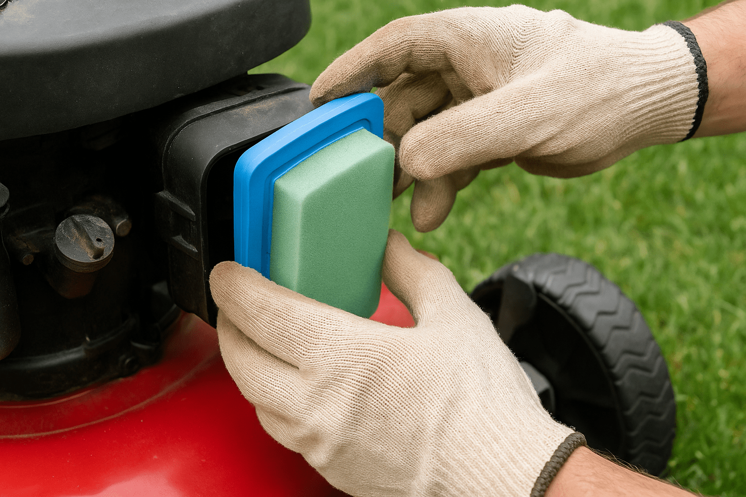 Reinsert the Air Filter Properly